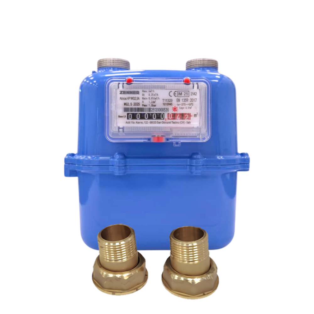 عداد غاز 1.5 بار موديل رقم Atmos HP WG2 5A صناعة إيطالي